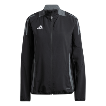 ADIDAS Tiro 24 Competition Präsentationsjacke Damen (black/TEAM DARK GREY) - Front View