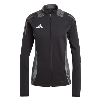 ADIDAS Tiro 24 Competition Trainingsjacke Damen (black/team dark grey) - Front View