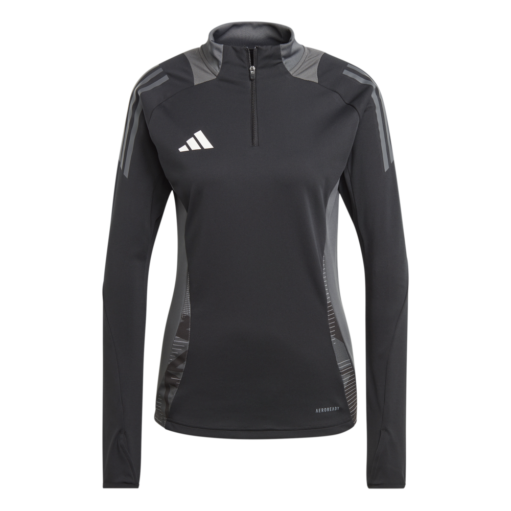 ADIDAS Tiro 24 Competition Trainingsoberteil Damen (black/team dark grey) - Front View