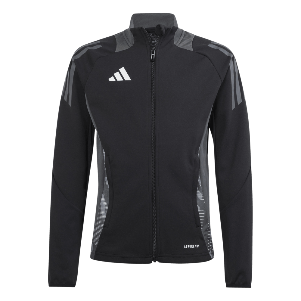 ADIDAS Tiro 24 Competition Trainingsjacke Für Kinder (black/team dark grey) - Front View