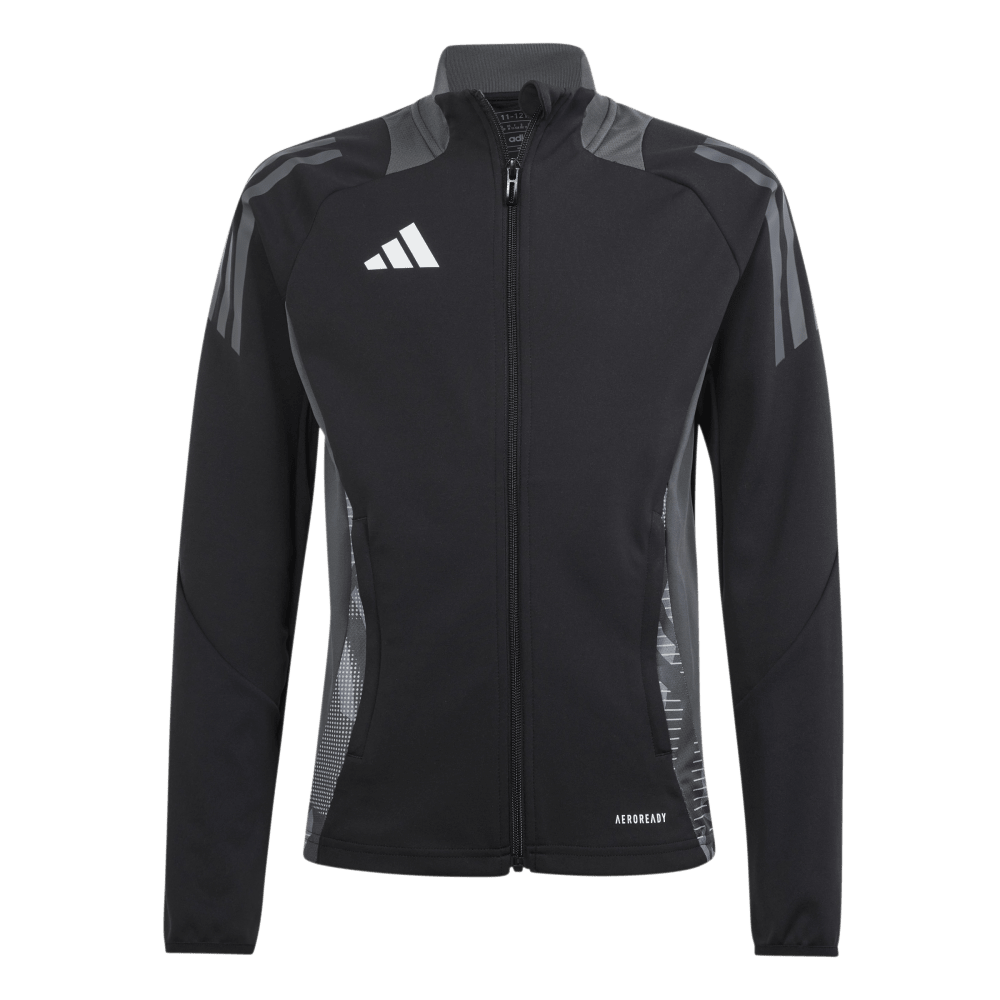 ADIDAS Tiro 24 Competition Trainingsjacke Für Kinder (black/team dark grey) - Front Center View