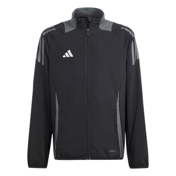 ADIDAS Tiro 24 Competition Kids Präsentationsjacke (black/team dark grey) - Front Center View