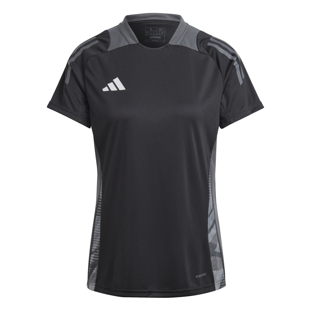 ADIDAS Tiro 24 Competition Trainingstrikot Damen (black/team dark grey) - Front View
