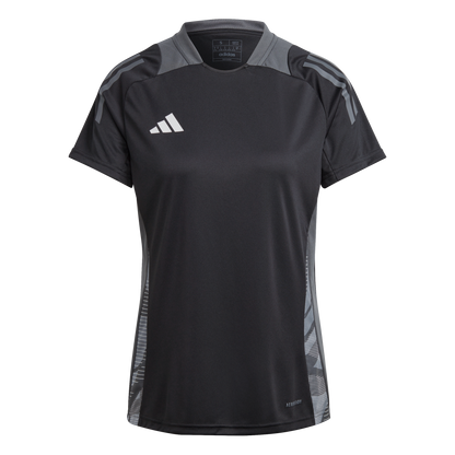 ADIDAS Tiro 24 Competition Trainingstrikot Damen (black/team dark grey) - Front View