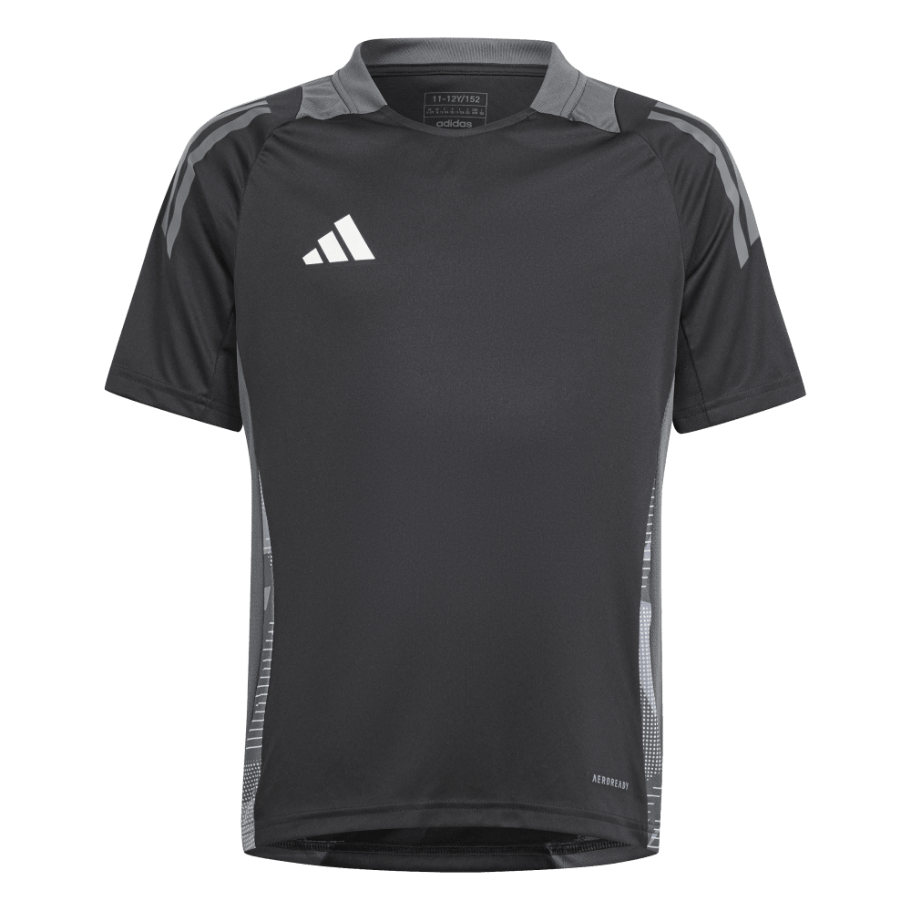 ADIDAS Tiro 24 Competition Kids Trainingstrikot (black/team dark grey) - Front View