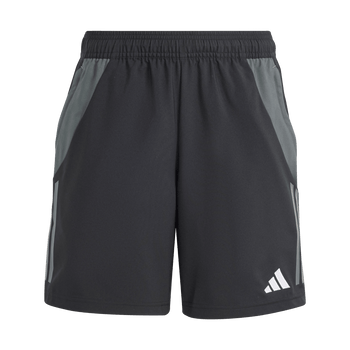 ADIDAS Tiro 24 Competition Downtime Kids Shorts (black/team dark grey) - Front Center View
