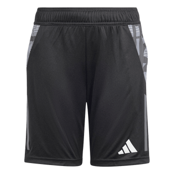 ADIDAS Tiro 24 Competition Kids Trainingsshorts (black/team dark grey) - Front Center View