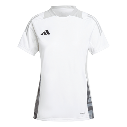 ADIDAS Tiro 24 Competition Trainingstrikot Damen (white) - Front View