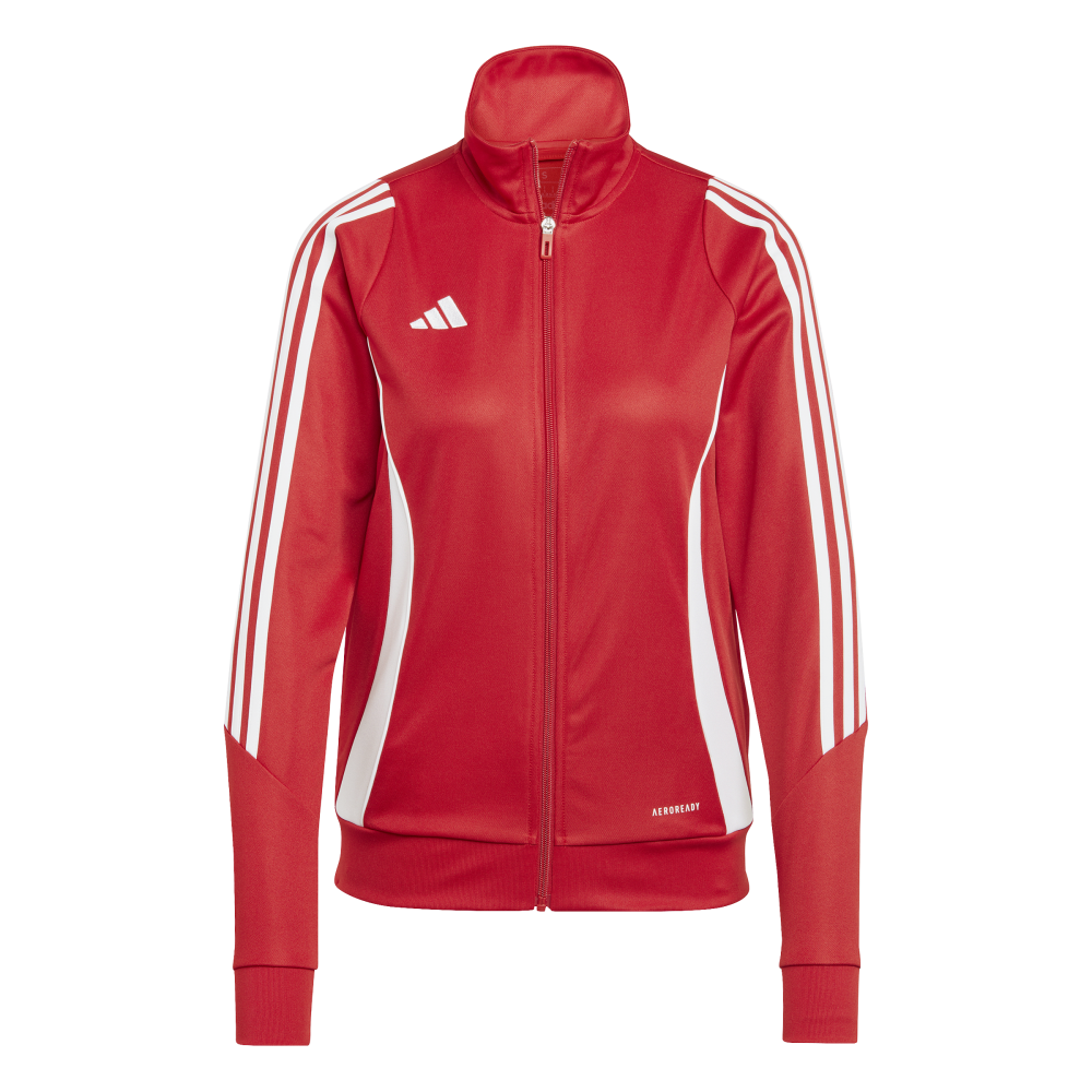ADIDAS Tiro 24 Trainingsjacke Damen (team power red 2/white) - Front View