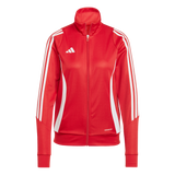 ADIDAS Tiro 24 Trainingsjacke Damen (team power red 2/white) - Front View
