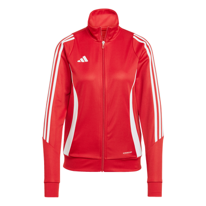 ADIDAS Tiro 24 Trainingsjacke Damen (team power red 2/white) - Front View