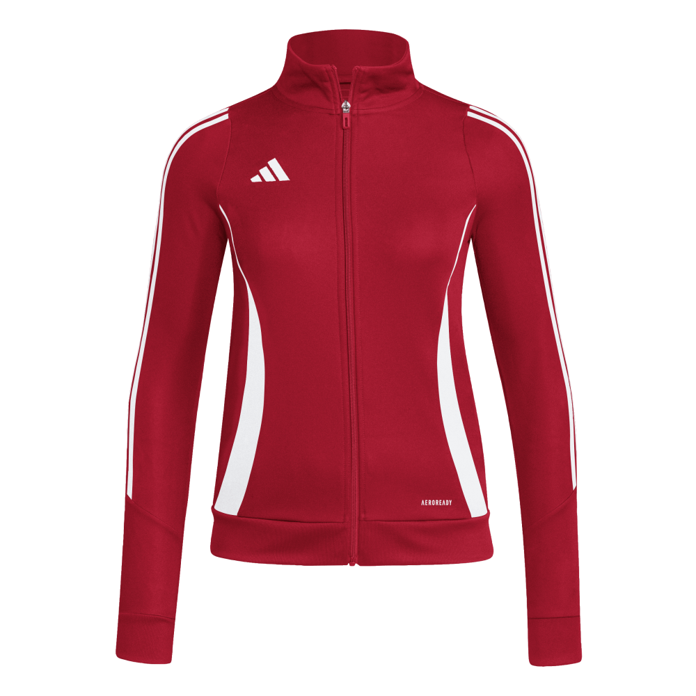 ADIDAS Tiro 24 Trainingsjacke Damen (team power red 2/white) - Front View
