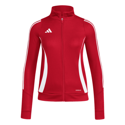 ADIDAS Tiro 24 Trainingsjacke Damen (team power red 2/white) - Front View