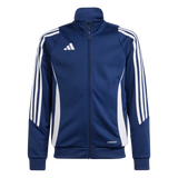 ADIDAS Tiro 24 Kids Trainingsjacke (team navy blue 2/white) - Front View