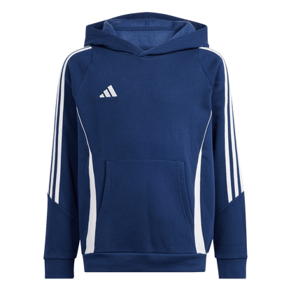 ADIDAS Tiro 24 Kids Sweat Hoodie (team navy blue 2/white) - Front View