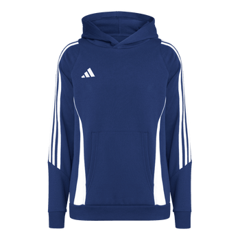 ADIDAS Tiro 24 Kids Sweat Hoodie (team navy blue 2/white) - Front View