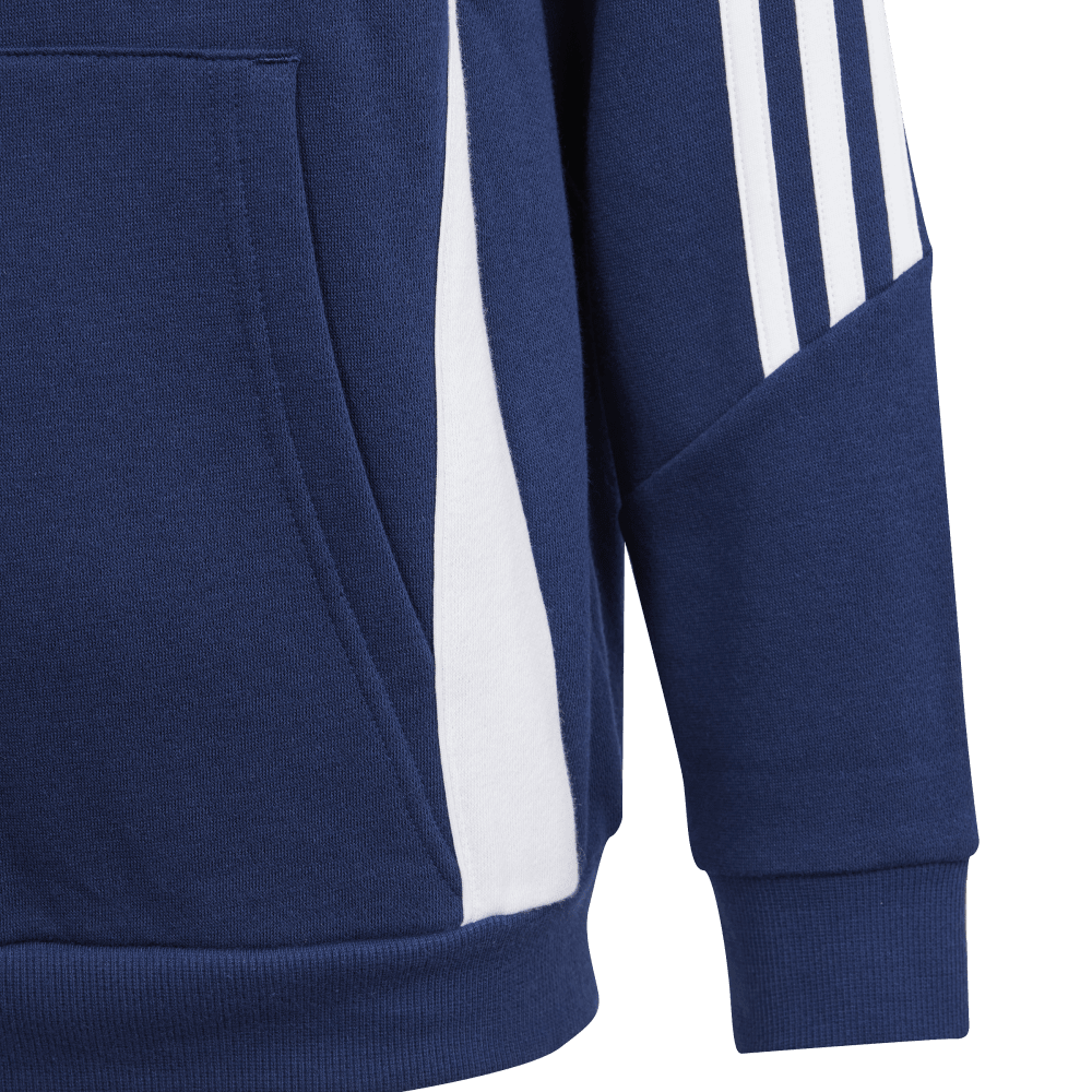 ADIDAS Tiro 24 Kids Sweat Hoodie (team navy blue 2/white) - Detail View 2