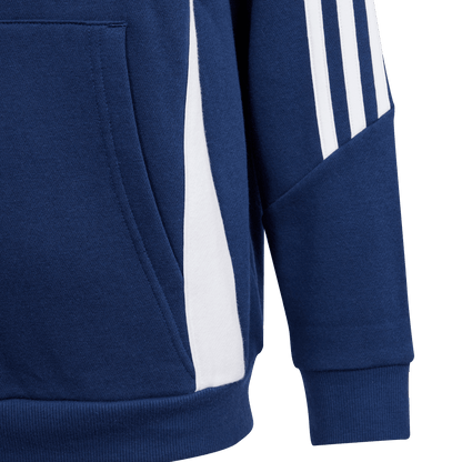 ADIDAS Tiro 24 Kids Sweat Hoodie (team navy blue 2/white) - Detail View 2