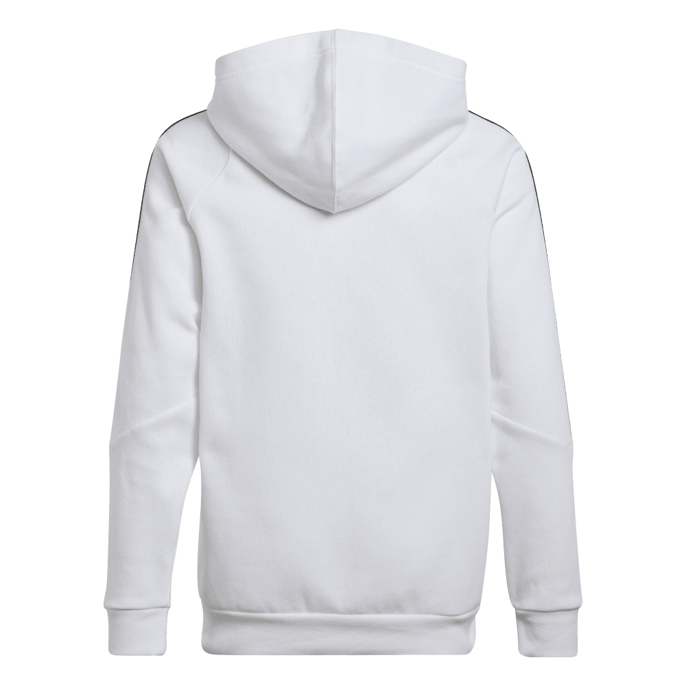 ADIDAS Tiro 24 Kids Sweat Hoodie (white/black) - Back Center View