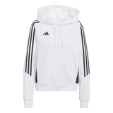 ADIDAS Tiro 24 Sweat Hoodie Damen (white/black) - Front View