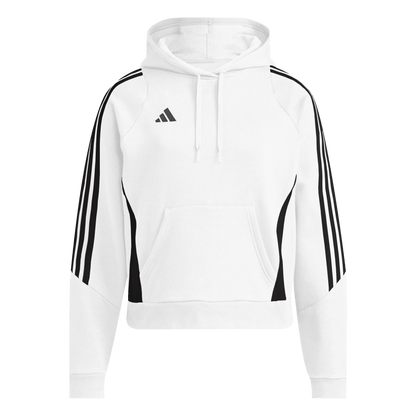 ADIDAS Tiro 24 Sweat Hoodie Damen (white/black) - Front View