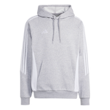 ADIDAS Tiro 24 Sweat Hoodie Herren (medium grey heather/white) - Front View