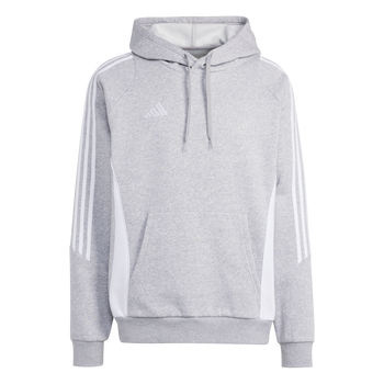 ADIDAS Tiro 24 Sweat Hoodie Herren (medium grey heather/white) - Front View