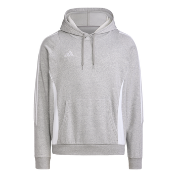 ADIDAS Tiro 24 Sweat Hoodie Herren (medium grey heather/white) - Front View