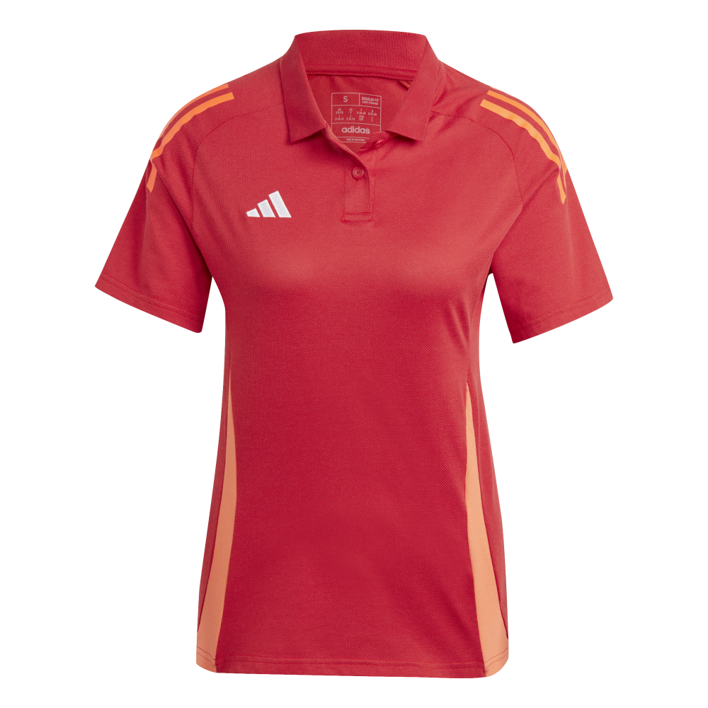 ADIDAS Tiro 24 Competition Poloshirt Damen (team power red 2) - Front Center View