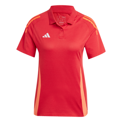 ADIDAS Tiro 24 Competition Poloshirt Damen (team power red 2) - Front Center View