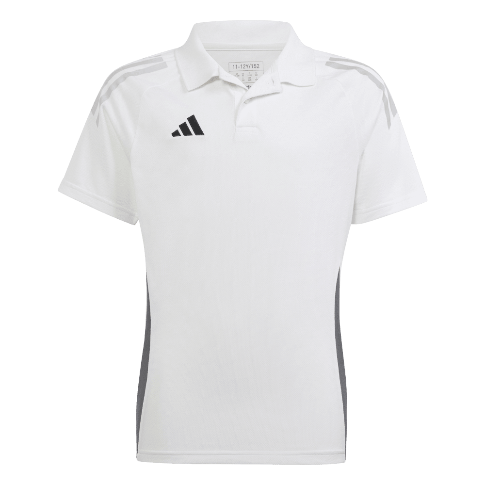 ADIDAS Tiro 24 Competition Poloshirt Für Kinder (white) - Front Center View