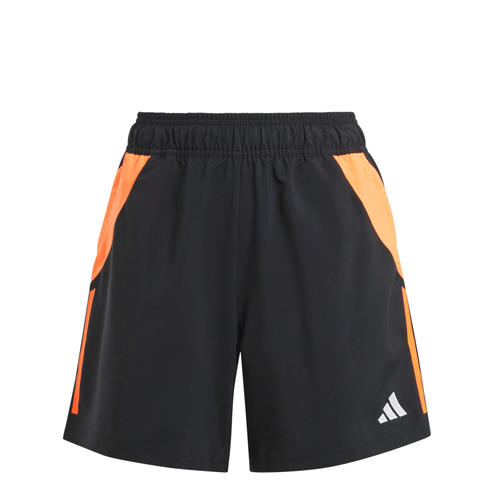 ADIDAS Tiro 24 Competition Downtime Shorts Damen (black/app solar red) - Front View