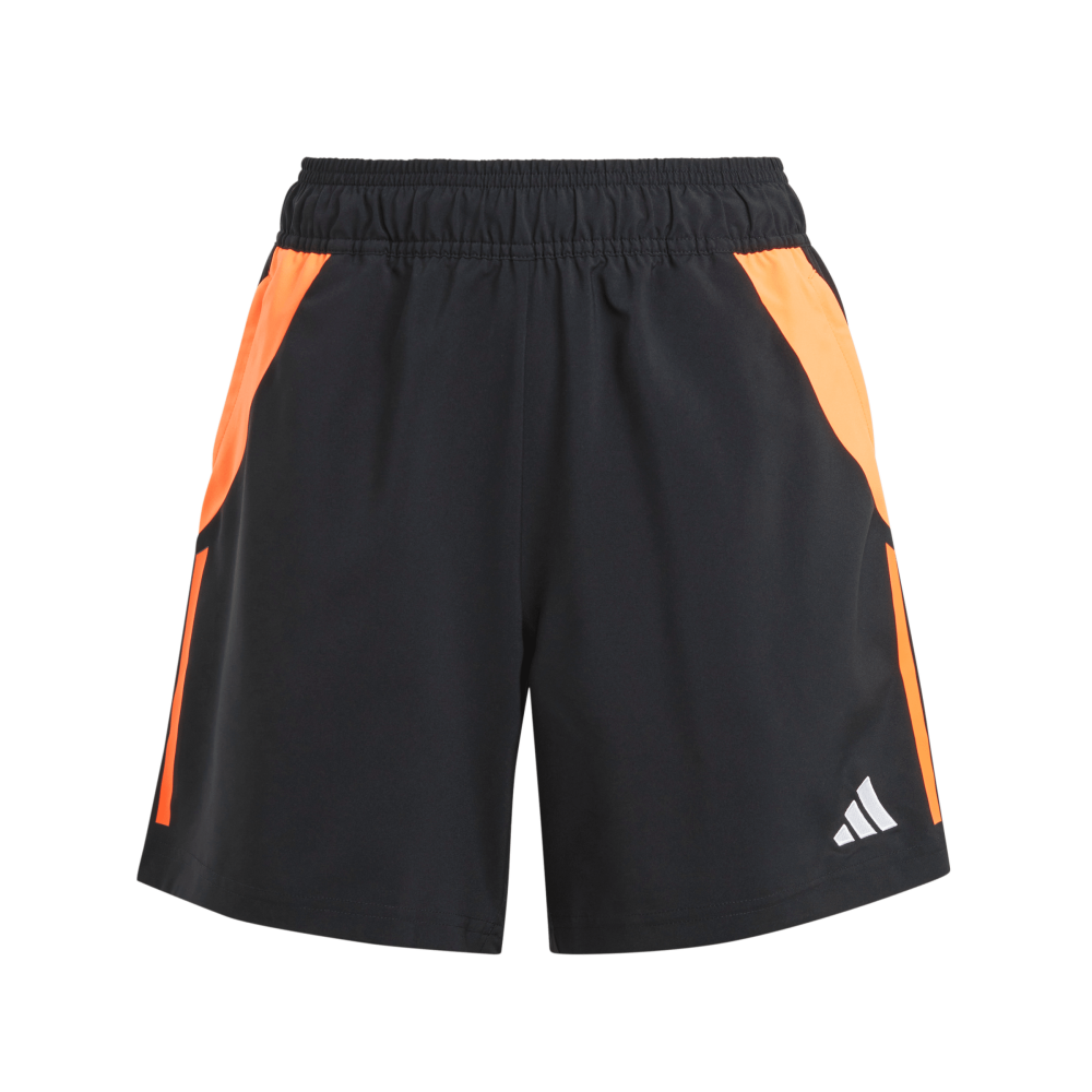 ADIDAS Tiro 24 Competition Downtime Shorts Damen (black/app solar red) - Front Center View