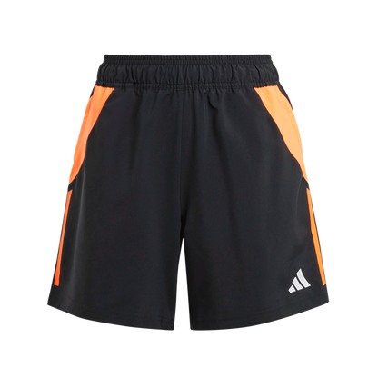 ADIDAS Tiro 24 Competition Downtime Shorts Damen (black/app solar red) - Front Center View
