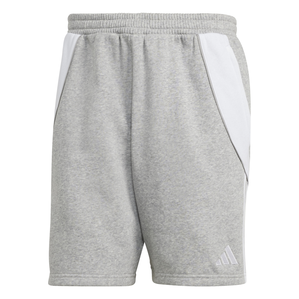ADIDAS Tiro 24 Sweat Shorts Herren (medium grey heather/white) - Front Center View