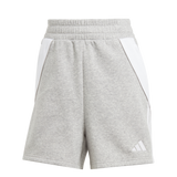 ADIDAS Tiro 24 Sweat Shorts Damen (medium grey heather/white) - Front View