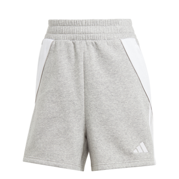 ADIDAS Tiro 24 Sweat Shorts Damen (medium grey heather/white) - Front View
