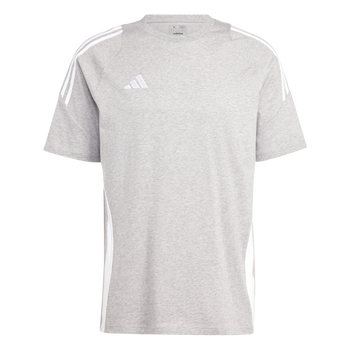 ADIDAS Tiro 24 Sweat T-Shirt Herren (medium grey heather/white) - Front View