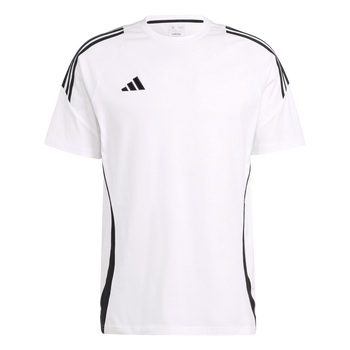 ADIDAS Tiro 24 Sweat T-Shirt Herren (white/black) - Front Center View