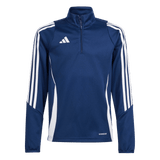 ADIDAS Tiro 24 Kids Trainingsoberteil (team navy blue 2/white) - Front View