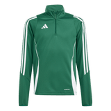 ADIDAS Tiro 24 Kids Trainingsoberteil (team dark green/white) - Front View