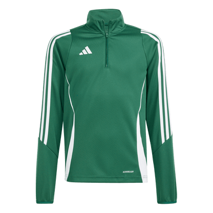 ADIDAS Tiro 24 Kids Trainingsoberteil (team dark green/white) - Front View