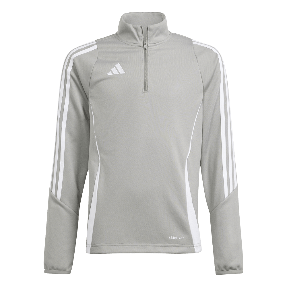 ADIDAS Tiro 24 Kids Trainingsoberteil (team mid grey/white) - Front View