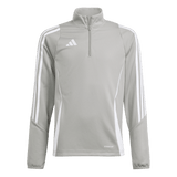 ADIDAS Tiro 24 Kids Trainingsoberteil (team mid grey/white) - Front View