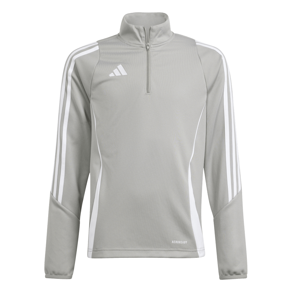 ADIDAS Tiro 24 Kids Trainingsoberteil (team mid grey/white) - Front Center View