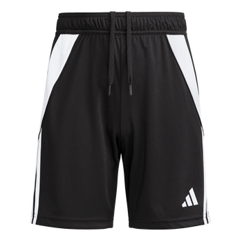 ADIDAS Tiro 24 Kids Shorts (black/white) - Front Center View