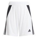 ADIDAS Tiro 24 Kids Shorts (white/black) - Front View