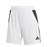 ADIDAS Tiro 24 Shorts Damen (white/black) - Front View