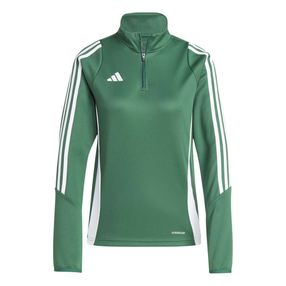 ADIDAS Tiro 24 Trainingsoberteil Damen (team dark green/white) - Front View