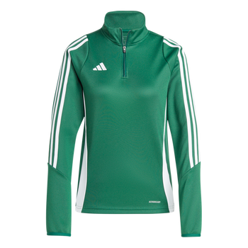 ADIDAS Tiro 24 Trainingsoberteil Damen (team dark green/white) - Front View